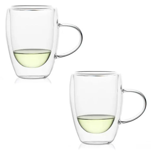 Кружка необжигающая, стекло 350 мл (уп 2 шт) - Fujian Province Guang Fu Tea фото 2