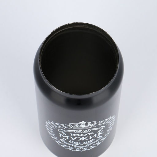 Термокружка, 400 мл, 100 % мужик, сохраняет тепло 8 ч, 7.6?19.3 см