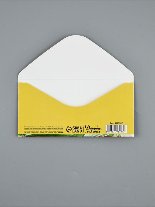 Цена за 10 шт. Конверт для денег «Счастье не в деньгах», 16.5×8 см