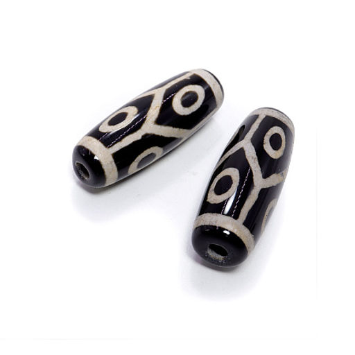 Бусина Дзи уп-2шт 6 глаз контролирует наши эмоций способствует достижению здоровья и долголетия