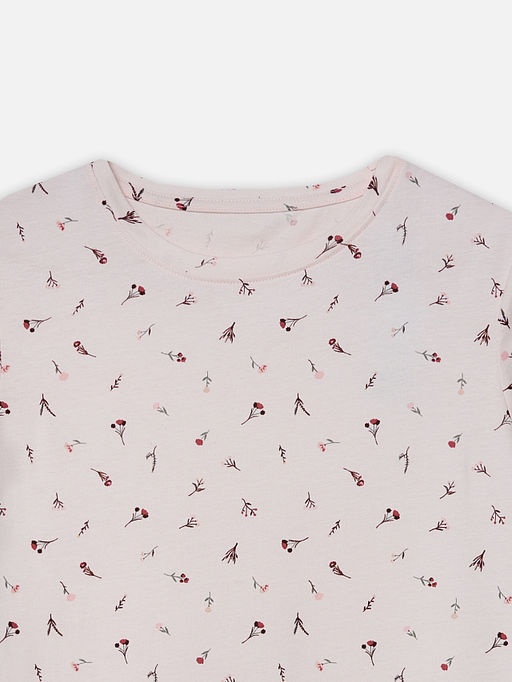 Сорочка ночная женская розовая с цветочным принтом - Mark formelle фото 5