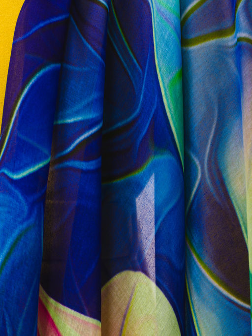 Большой мягкий очень нежный двусторонний палантин в стиле арт-деко - Tantino фото 7