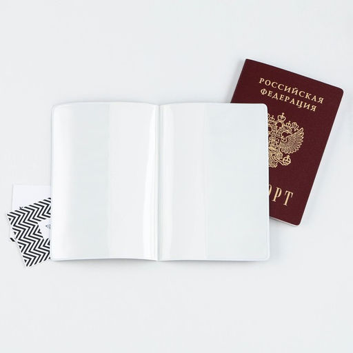 Обложка для паспорта Живи на полную, ПВХ, полноцветная печать - Simaland фото 2