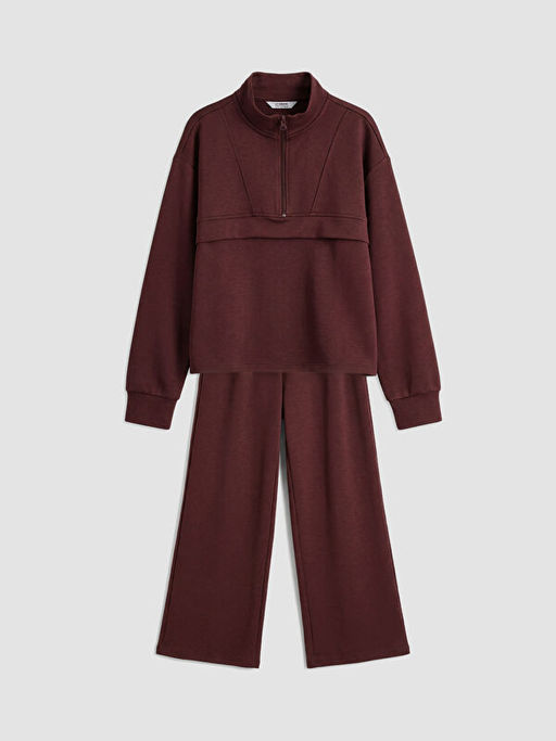 K?z ?ocuk Soft Touch Sweatshirt ve E?ofman Alt? - Waikiki фото 2