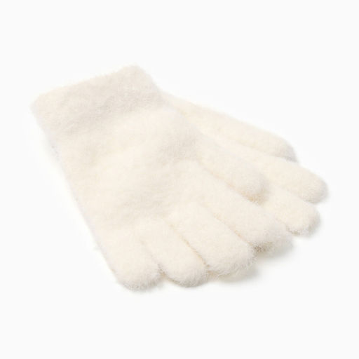 Перчатки для девочки MINAKU, белые, 14 см