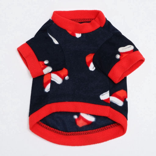 Толстовка для собак Новогодний колпак, размер S, синяя (ДС 26, ОШ 22, ОГ 34 см) - Simaland фото 7