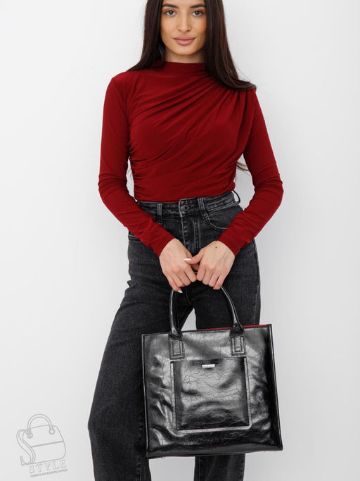 Сумка женская  58252L black Velina Fabbiano-Safenta  в Новосибирске