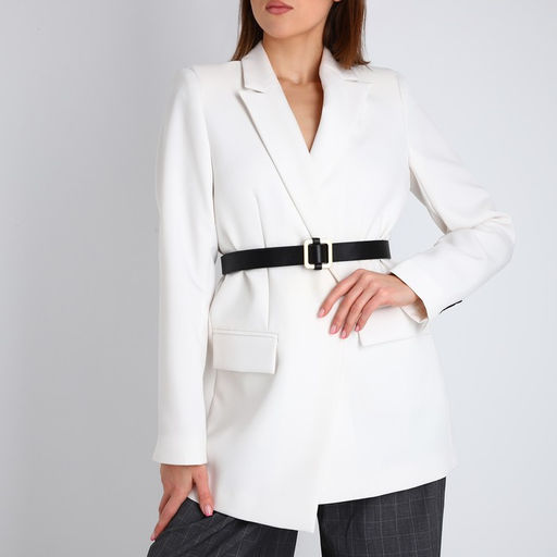 Ремень женский, ширина 3 см, пряжка металл, цвет чёрный - Simaland фото 2