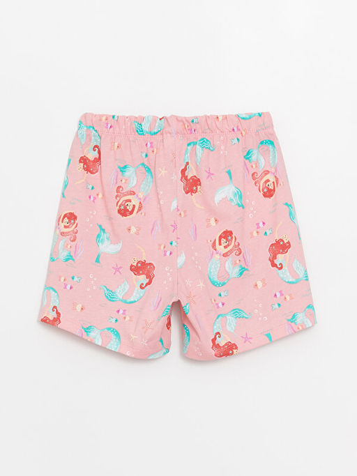 Beli Lastikli Bask?l? K?z ?ocuk Pijama ?ort - Waikiki фото 2
