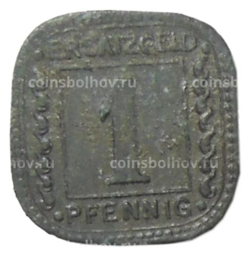 1 пфенниг 1918 года Германия Нотгельд  Людвигсхафен