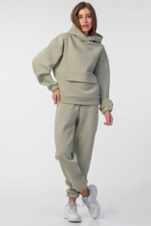 Костюм зимний утепленный из футера с начесом - Fly фото 2