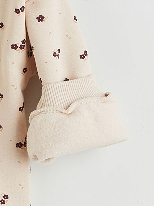 Bisiklet Yaka Ay? Teddy Nak??l? K?z ?ocuk Sweatshirt