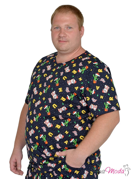 Футболка Модель №1307 размеры 44-84 - Plusmoda фото 2