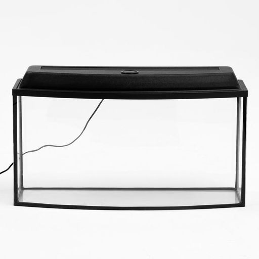 Аквариум Телевизор с крышкой, 75 литров, 72,5 х 26,5 х 37/42 см, чёрный - Пижон фото 2