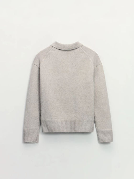 Джемпер поло с молнией / Zarina