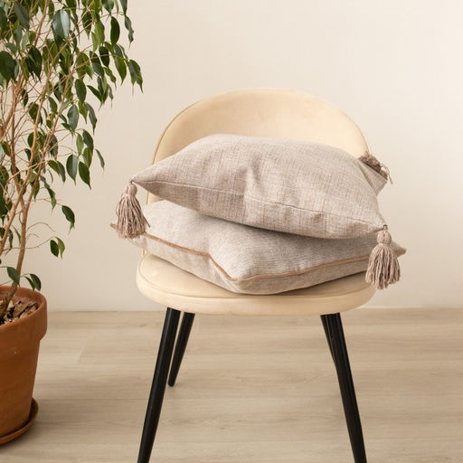 Наволочка декоративная SL Home «Пинелли», 43×43 см, бежевая