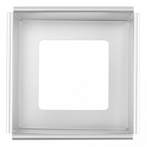 Форма для выпечки алюминиевая "Мастер" 10,2х10,2х5см, s0,8мм, съемное дно, загнутый край, в коробке (Китай)