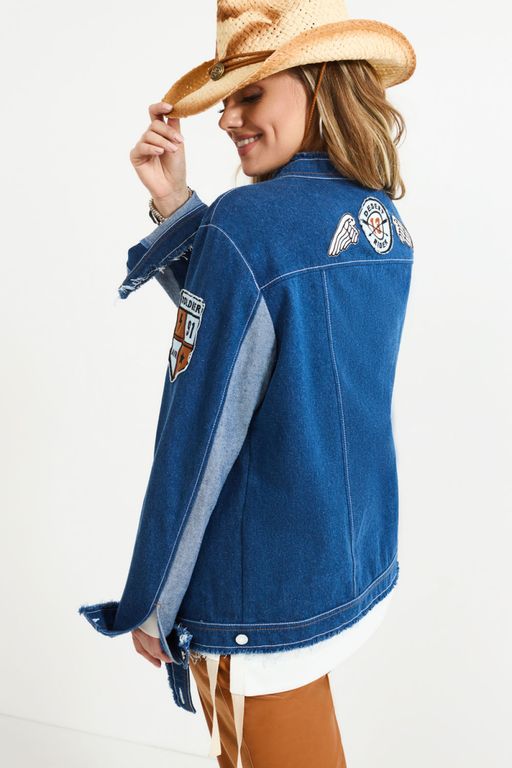 Куртка AVE RARA 1034 индиго  фото 2