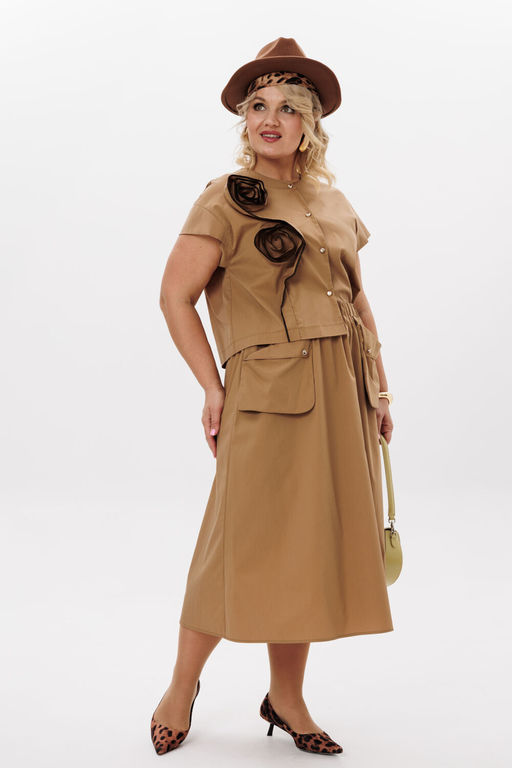 Костюм LM К 5021 песочный - Ambera фото 5