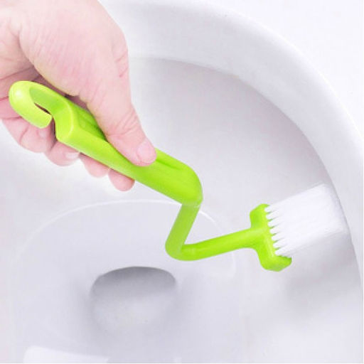 Цена за 5 шт. Щётка с изогнутой ручкой Доляна, 20 см, МИКС