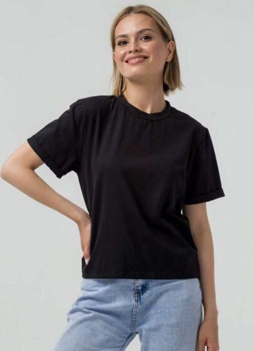 291 Футболка базовая, черный - Knitka wear фото 11