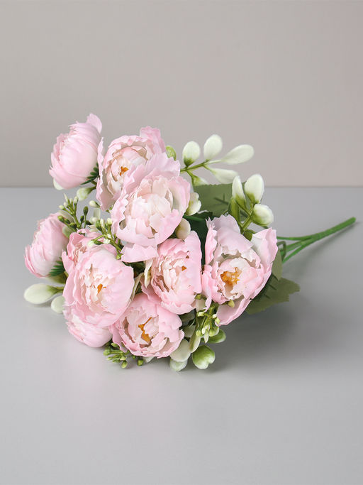 Цветок искусственный Пион 33 см / 149NA-52 /уп 2/300/600/ - ГалеонТрейд фото 6