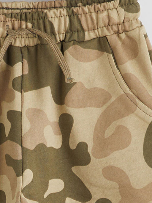 Beli Lastikli Bask?l? Erkek ?ocuk ?ort