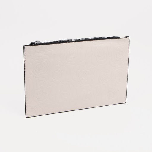 Сумка-клатч на молнии, цвет молочный - Simaland фото 2