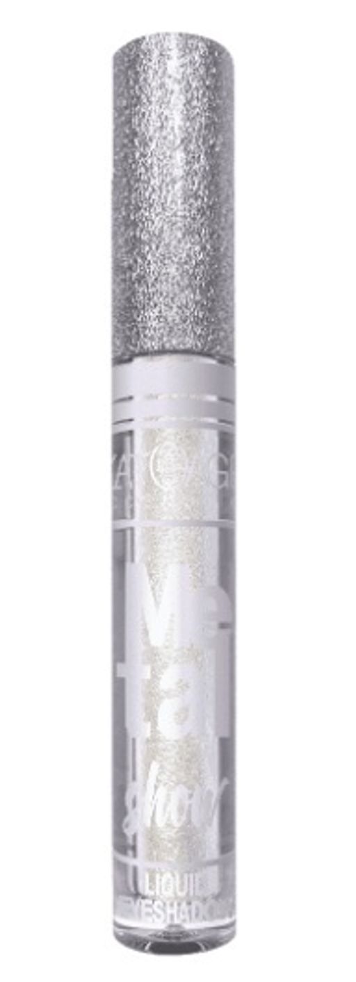 Latuage Тени для век жидкие "Metal show" №708 искрящийся коричнево сиреневый