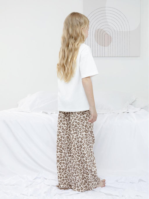 МП 1666/белый Н249 пижама для дев