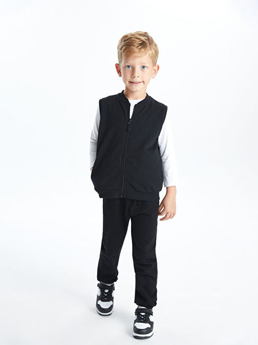 Bisiklet Yaka Erkek Bebek Yelek - Waikiki фото 5