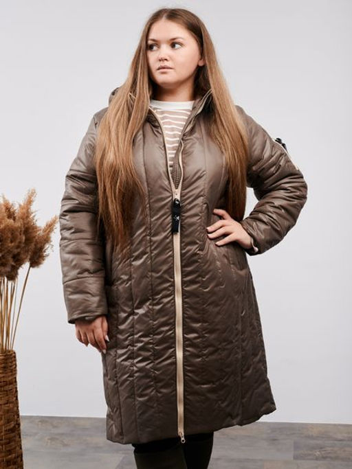 Пальто демисезонное Аврора кофе - Yollochka фото 5