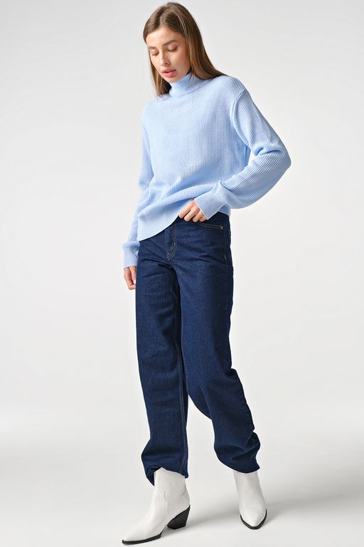 Джемпер вязаный свободный из хлопка - Fly фото 23