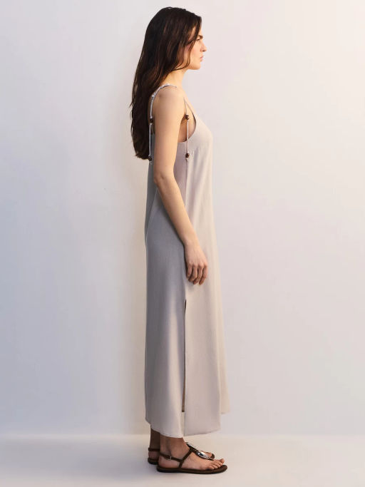 Сарафан изо льна с декоративными бусинами ZR2605012903-36 / Zarina