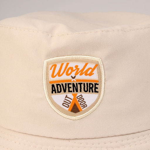 Панама детская для мальчика Adventure, бежевая, р-р 54