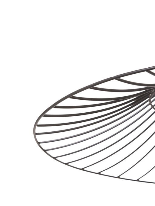 Светильник BayerLux Mila, 1×40 Вт, Е27, чёрный, 50×50×13 см