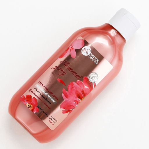 Гель для душа Нежный уход, 300 мл, аромат мускуса, Чистое счастье фото 3