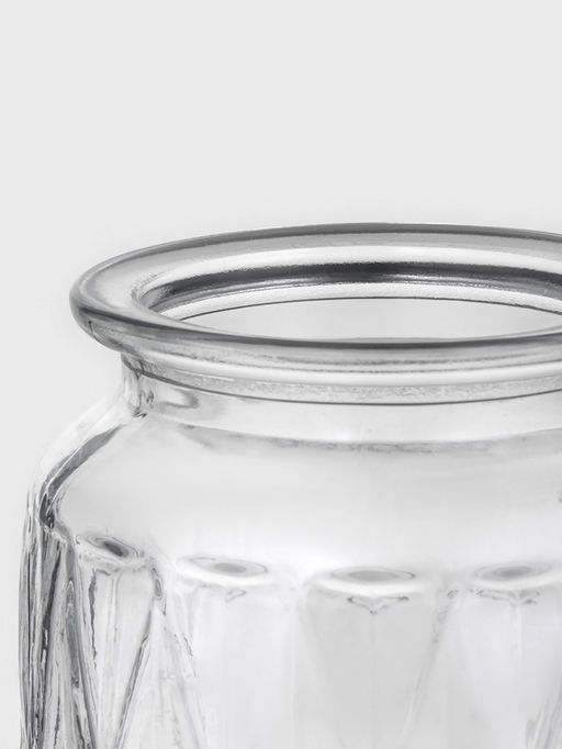 Банка для сыпучих Доляна «Голубки», 1 л, 11×24 см, с керамической крышкой, стекло, прозрачная