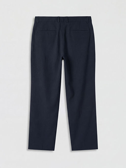 Regular Fit Gabardin Erkek Pileli Pantolon