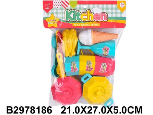 Игровой набор "Посуда и продукты" в пакете 27*21см (2978186)