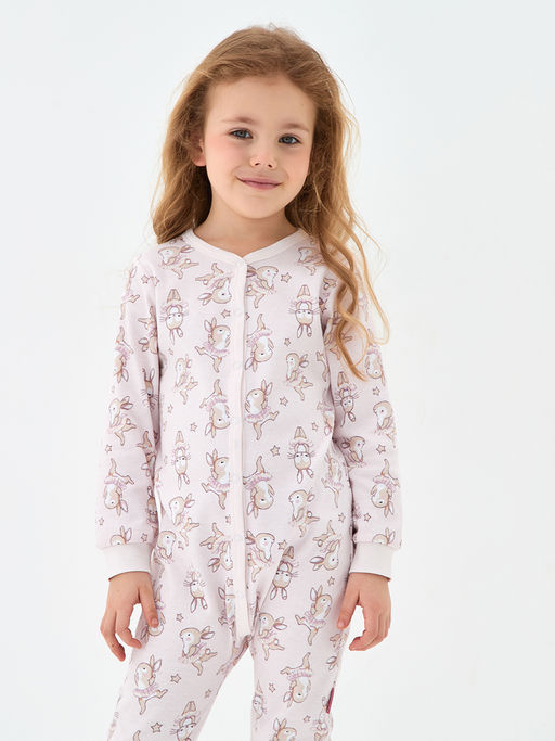 Комбинезон для сна для девочки с принтом - Kogankids фото 21