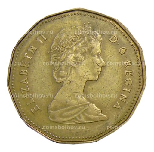 Монета 1 доллар 1989 года Канада