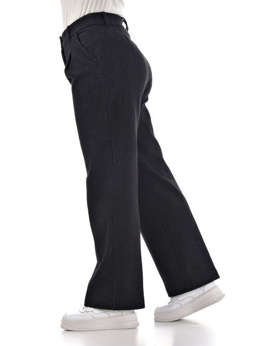 Теплые брюки из драпа c высокой посадкой - А+б коллекция фото 13