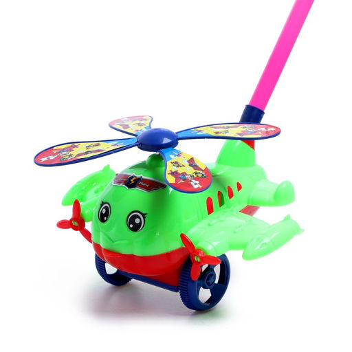 Каталка на палочке Вертолёт, цвета МИКС - Simaland фото 5