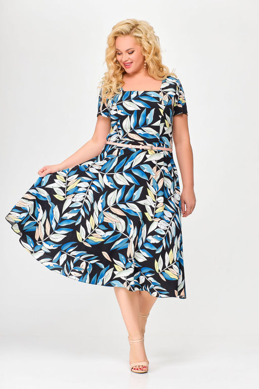 Блуза Swallow 803.2 черный+серебряный узор фото 874