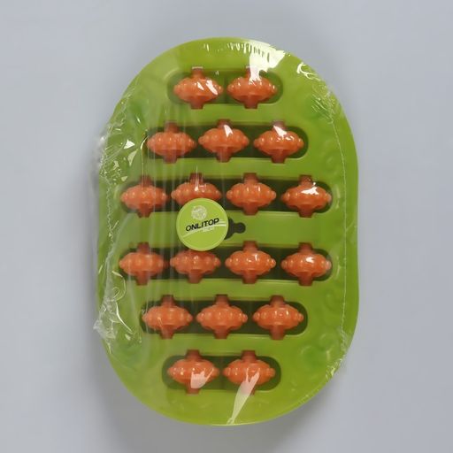 Массажёр для ног, с шипами, 26 18 5 см, цвет зелёный/оранжевый - Onlitop фото 4