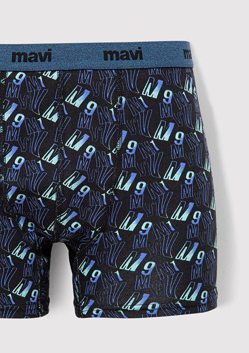 M9 Bask?l? Lacivert Boxer - Mavi фото 2