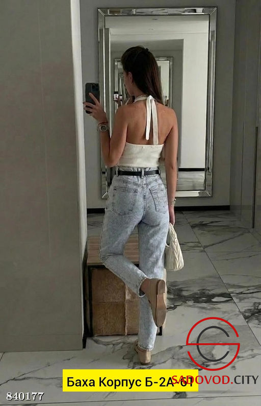 Джинсы с высокой посадкой - Bruno фото 2