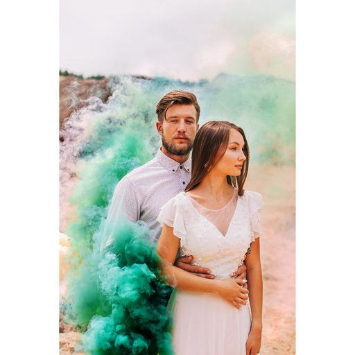 Цветной дым зелёный, заряд 1,75 дюйма, МАКСИ, очень высокая интенсивность, 30 сек, 11,5 см - Simaland фото 6