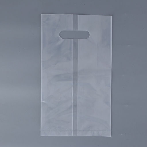 Цена за 20 шт. Пакет квадратный полиэтиленовый с вырубной ручкой, упаковка, прозрачный, 23,5х38+22см ± 5% 60 мкм